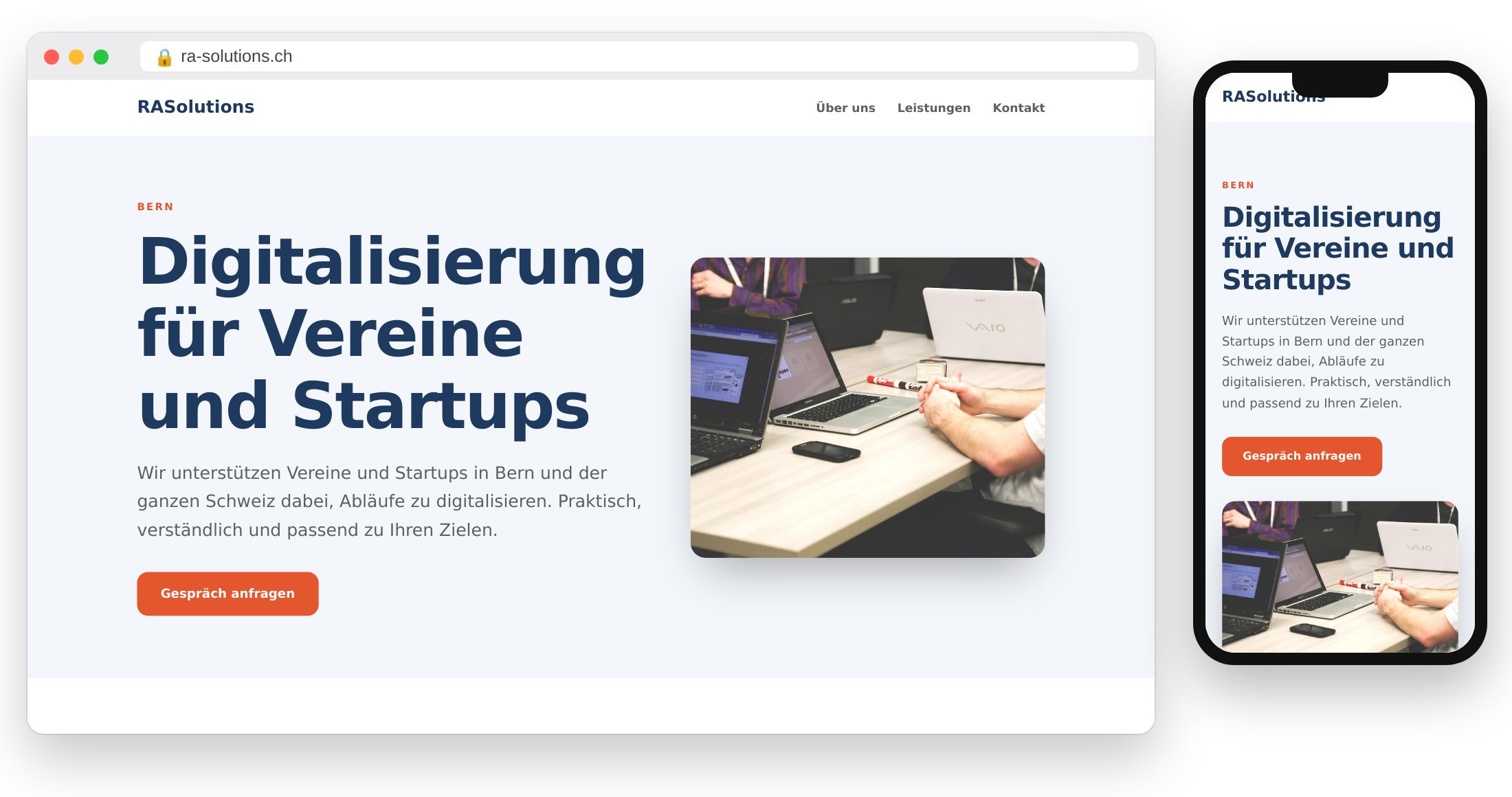 Website RASolutions GmbH